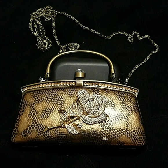 Small iris lane rose purse - Picture 1 of 5